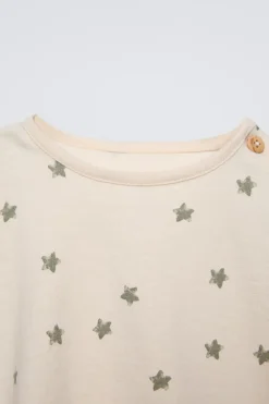 Niños ZARA 6 - 18 Meses·Camisetas|6 - 18 Meses·Camisas<CAMISETA ESTRELLAS