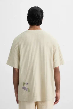 Discount CAMISETA ESTRUCTURA BORDADOS Hombre Camisetas