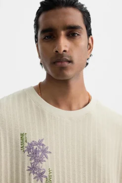 Discount CAMISETA ESTRUCTURA BORDADOS Hombre Camisetas