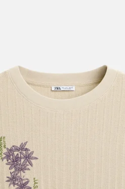 Discount CAMISETA ESTRUCTURA BORDADOS Hombre Camisetas