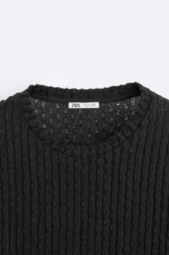 Outlet CAMISETA ESTRUCTURA DESAGUJADA Hombre Jerséis / Chaquetas|Camisetas