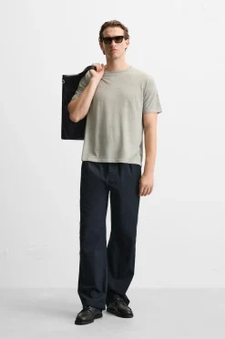 Fashion CAMISETA ESTRUCTURA RAYAS Hombre Camisetas