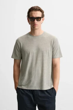 Fashion CAMISETA ESTRUCTURA RAYAS Hombre Camisetas