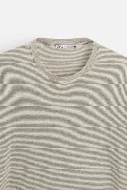 Fashion CAMISETA ESTRUCTURA RAYAS Hombre Camisetas