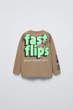 Niños ZARA 1½ - 6 Años·Camisetas|6 - 18 Meses·Camisetas<CAMISETA ETIQUETA MONTAÑA