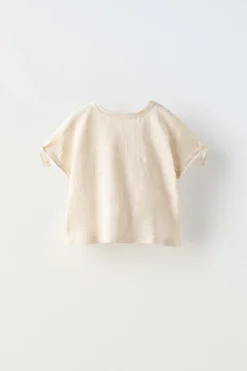 Niños ZARA 1½ - 6 Años·Camisetas|6 - 18 Meses·Camisetas<CAMISETA FLAMÉ LAZOS