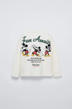 Niños ZARA 1½ - 6 Años·Camisetas|1½ - 6 Años·Licencias<CAMISETA FLOCK MICKEY MOUSE © DISNEY CALENTITO