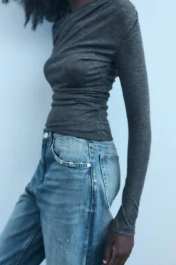 Online CAMISETA FRUNCES SOFT Mujer Camisetas