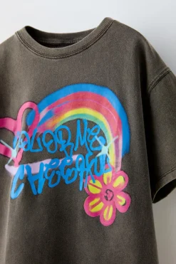 Niños ZARA 6 - 14 Años·Camisetas<CAMISETA GRAFFITI