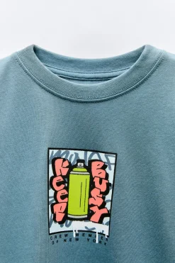 Niños ZARA 6 - 14 Años·Camisetas<CAMISETA GRAFFITI