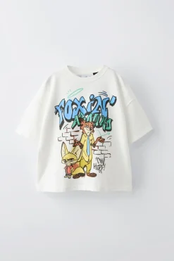 Niños ZARA 6 - 14 Años·Camisetas|6 - 14 Años·Camisetas<CAMISETA GRAFITTI ZOOTOPIA © DISNEY
