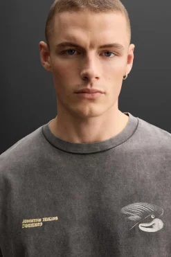 Hot CAMISETA GRÁFICOS COMBINADOS Hombre Camisetas