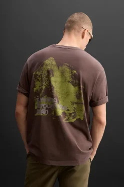 Sale CAMISETA GRÁFICOS COMBINADOS Hombre Camisetas