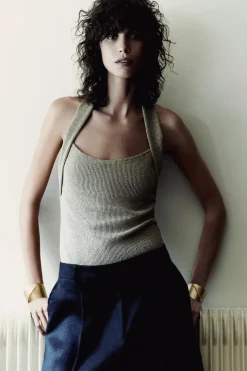 Online CAMISETA HALTER BRILLO Mujer Tops / Bodies