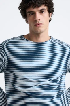 Fashion CAMISETA JACQUARD RAYAS Hombre Camisetas