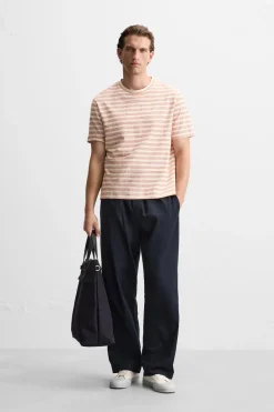 Hot CAMISETA JACQUARD RAYAS Hombre Camisetas