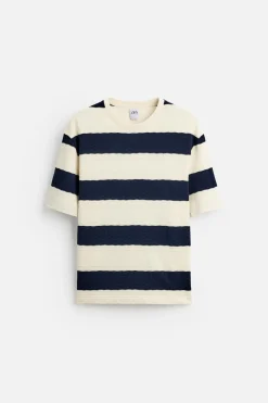 Best CAMISETA JACQUARD RAYAS Hombre Camisetas