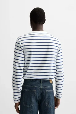 New CAMISETA JACQUARD RAYAS Hombre Camisetas