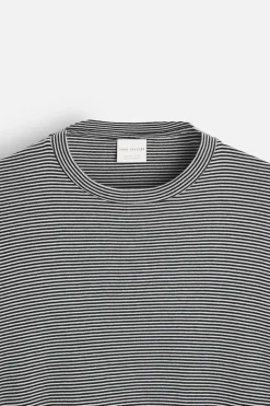 New CAMISETA JACQUARD RAYAS Hombre Camisetas