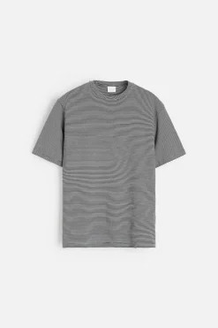 Discount CAMISETA JACQUARD RAYAS Hombre Camisetas