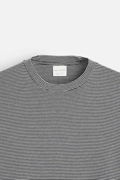 Discount CAMISETA JACQUARD RAYAS Hombre Camisetas