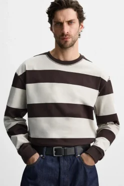 New CAMISETA JACQUARD RAYAS Hombre Camisetas