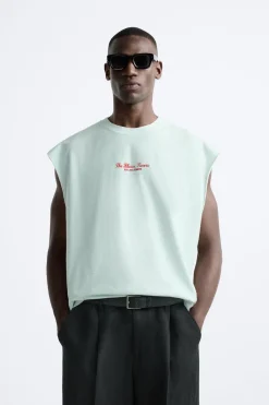 Outlet CAMISETA JACQUARD TEXTOS ESTAMPADOS Hombre Camisetas