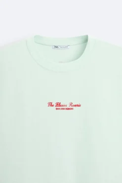 Outlet CAMISETA JACQUARD TEXTOS ESTAMPADOS Hombre Camisetas