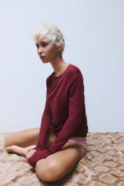 Best CAMISETA LANA 100% Mujer Lenceria