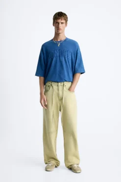 Clearance CAMISETA LAVADA TEXTO Hombre Camisetas