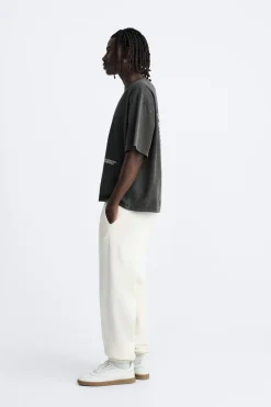 Outlet CAMISETA LAVADA TEXTOS Hombre Camisetas