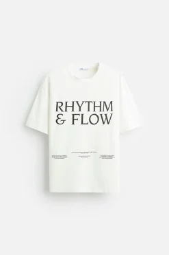 Sale CAMISETA LAVADA TEXTOS Hombre Camisetas