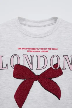 Niños ZARA 1½ - 6 Años·Camisetas|6 - 18 Meses·Camisetas<CAMISETA LAZO RIZO