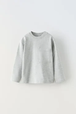 Niños ZARA 1½ - 6 Años·Camisetas|1½ - 6 Años·Camisetas<CAMISETA LISA BOLSILLO