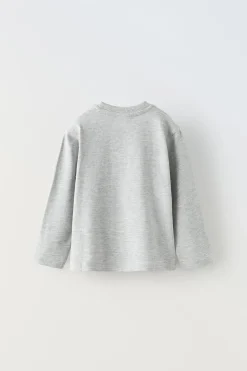 Niños ZARA 1½ - 6 Años·Camisetas|1½ - 6 Años·Camisetas<CAMISETA LISA BOLSILLO