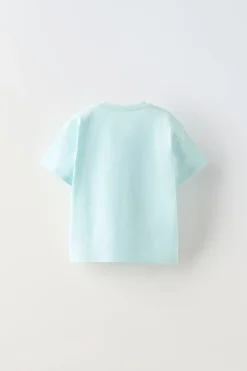 Niños ZARA 1½ - 6 Años·Camisetas|6 - 18 Meses·Camisetas<CAMISETA LISA BOLSILLO