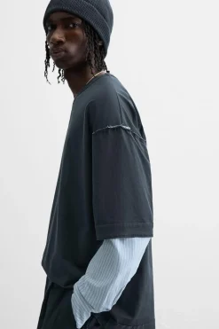 Clearance CAMISETA MANGA COMBINADA Hombre Camisetas