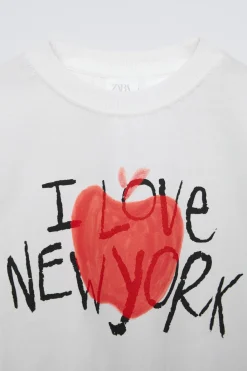 Niños ZARA 6 - 14 Años·Camisetas|6 - 14 Años·Camisetas<CAMISETA MANZANA NUEVA YORK