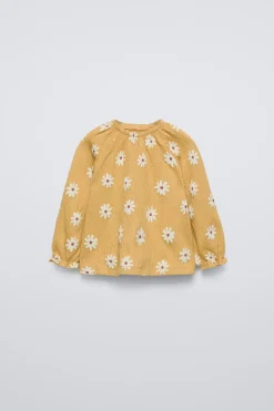 Niños ZARA 6 - 18 Meses·Conjuntos|6 - 18 Meses·Camisetas<CAMISETA MARGARITAS