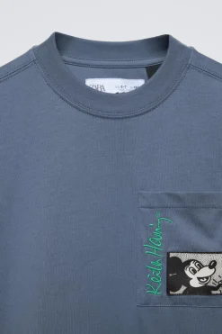 Niños ZARA 6 - 14 Años·Camisetas<CAMISETA MICKEY MOUSE © DISNEY Y KEITH HARING ™