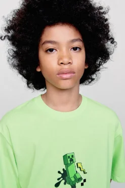 Niños ZARA 6 - 14 Años·Camisetas<CAMISETA MINECRAFT © MOJANG AB. ™