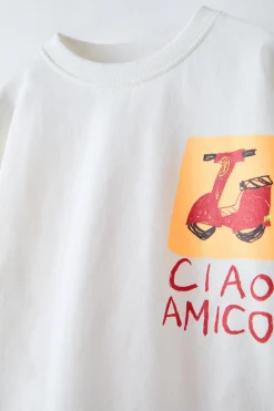Niños ZARA 1½ - 6 Años·Camisetas|6 - 18 Meses·Camisetas<CAMISETA MOTOCICLETA