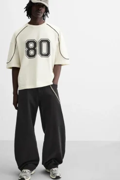 Clearance CAMISETA NÚMERO CONTRASTE Hombre Camisetas