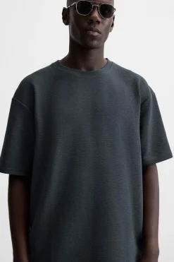 Best CAMISETA OVERSIZE FIT ESTRUCTURA Hombre Camisetas