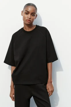 Online CAMISETA OVERSIZE INTERLOCK Mujer Sudaderas / Joggers