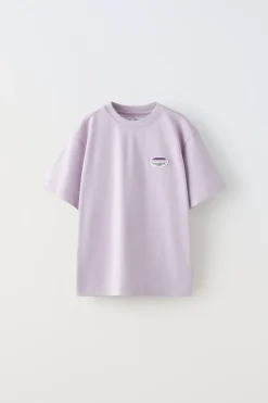 Niños ZARA 6 - 14 Años·Camisetas<CAMISETA PARCHE BORDADO