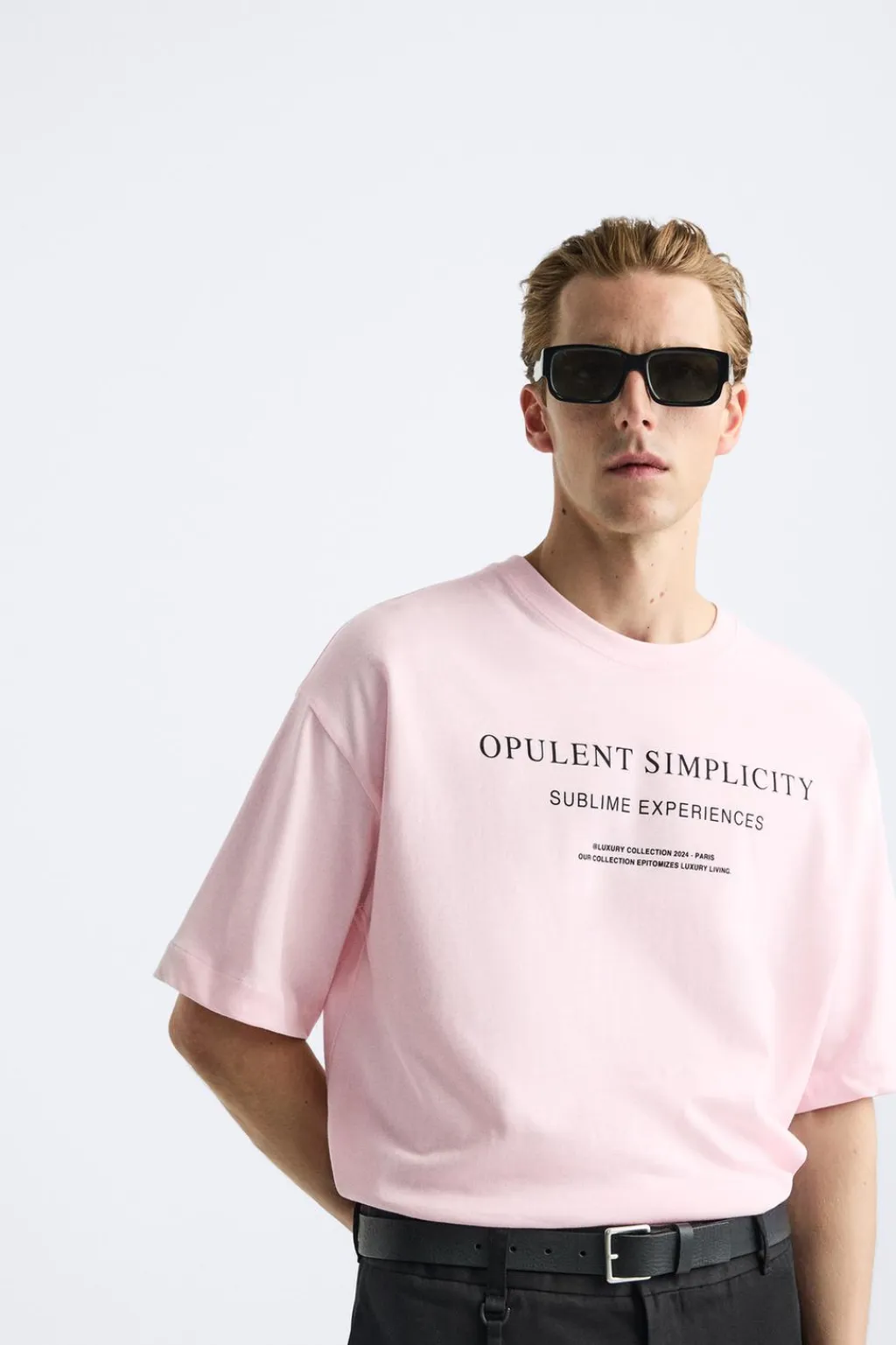 Sale CAMISETA PARCHE COMBINADO Hombre Camisetas