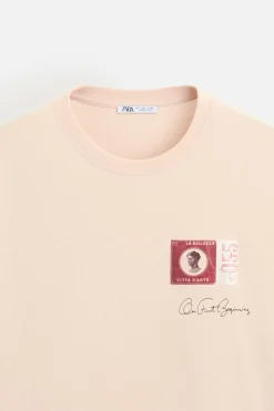 Hot CAMISETA PARCHE COMBINADO Hombre Camisetas