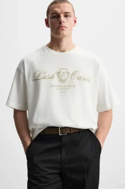 Clearance CAMISETA PARCHE COMBINADO Hombre Camisetas