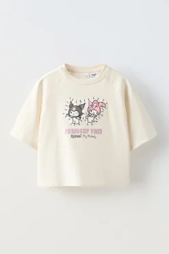 Niños ZARA 6 - 14 Años·Camisetas<CAMISETA PARCHE KUROMI ©